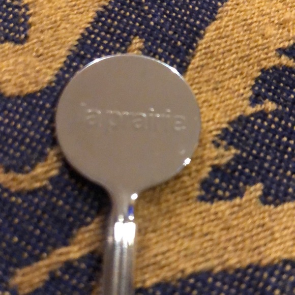 La Prairie Small Luxury Silver Plastic Spatula Spoon Tool / Authentic / New Used - Picture 2 of 2